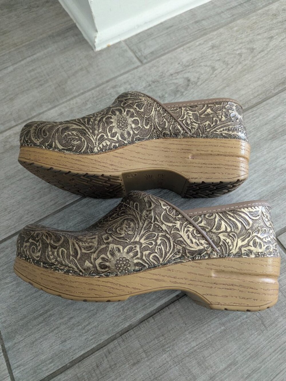 Dansko leather clogs